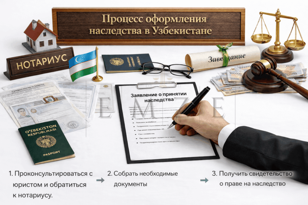 Процесс оформления-наследства в Узбекистане | EMZE Law Uzbekistan